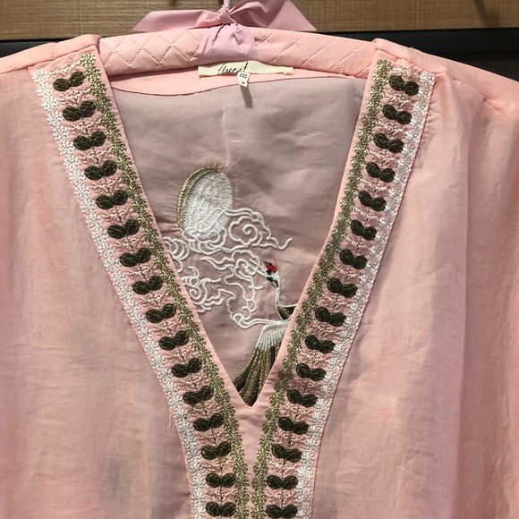 Anthropologie Floreat June Embroidered Poncho OS - Picture 4 of 8